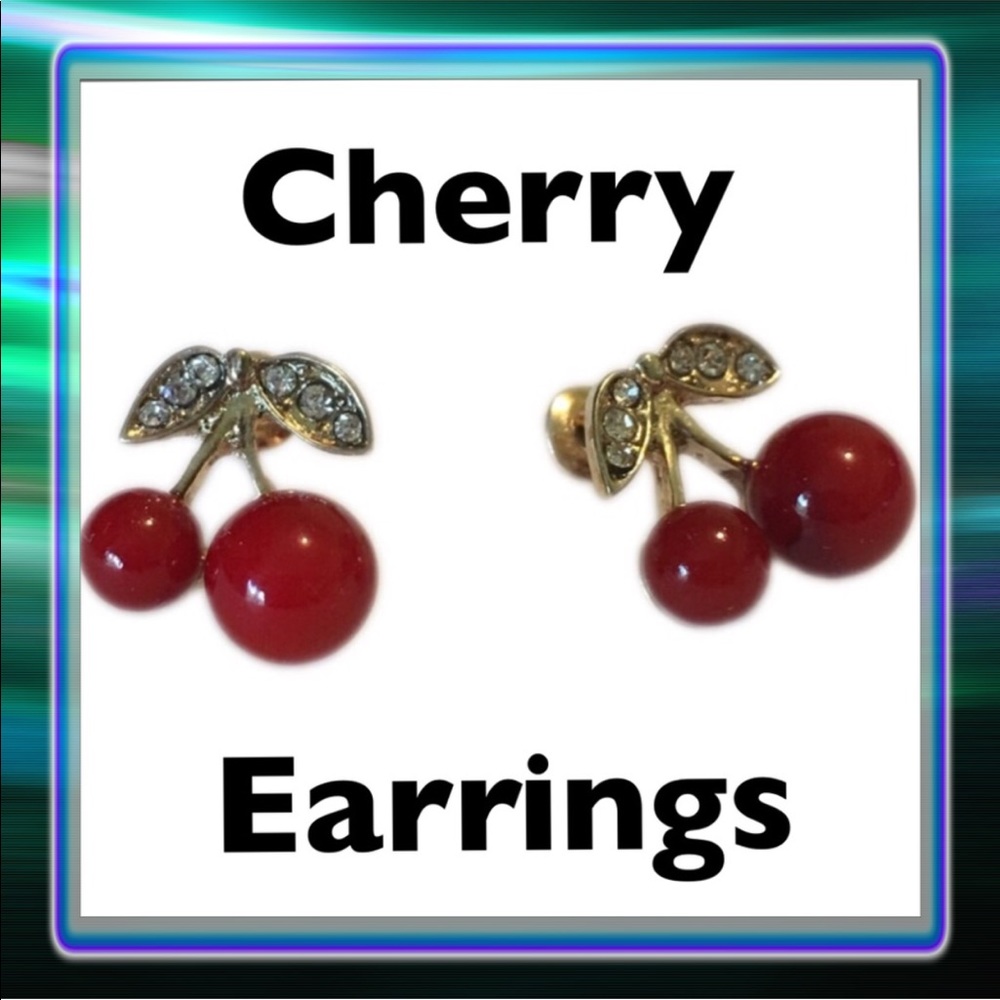 Cherry Earrings - Picture 1 of 3